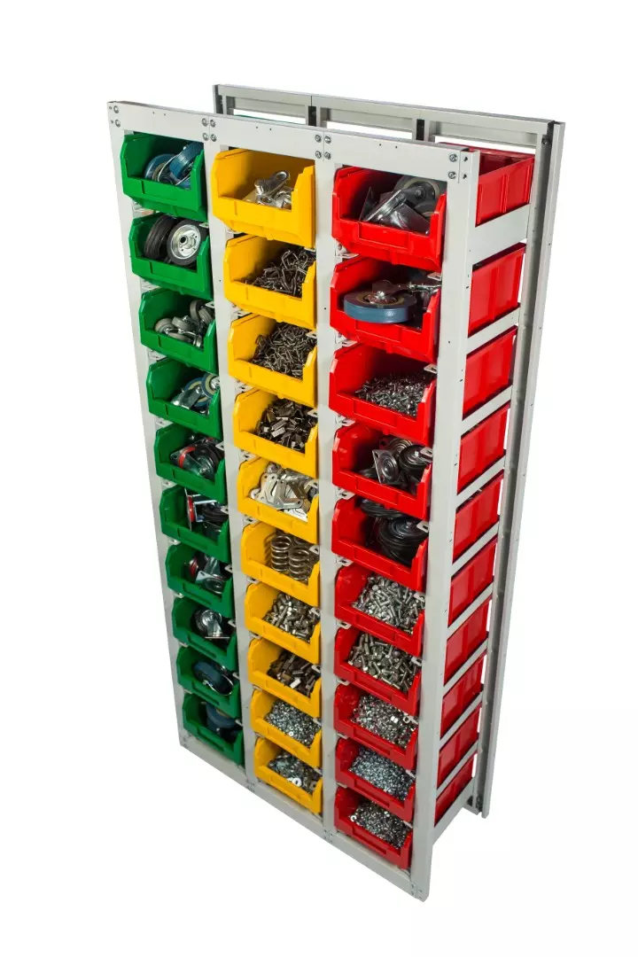 Стеллаж CP-3 с ящиками V3 на 30 ячеек СР-V3-3