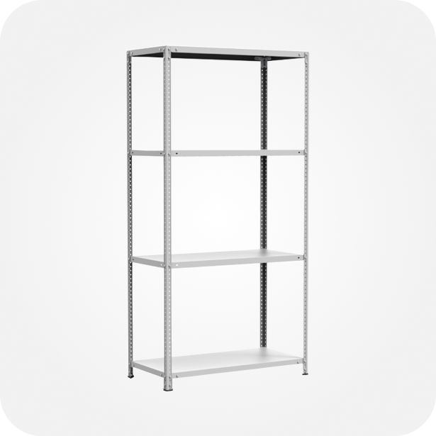 Стеллажи полочные до 200 кг на полку (серия СТФУ)