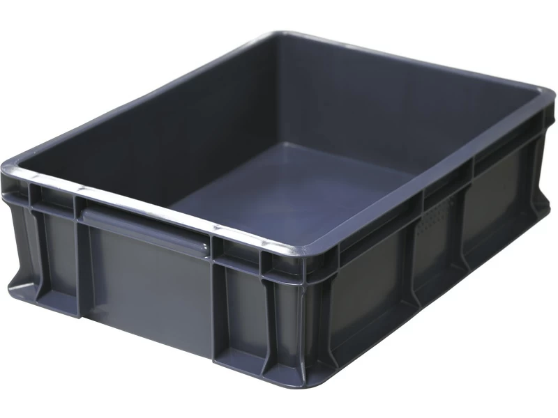 Пластиковый ящик 600x400x200 черный