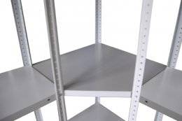 Стеллажи угловые металлические