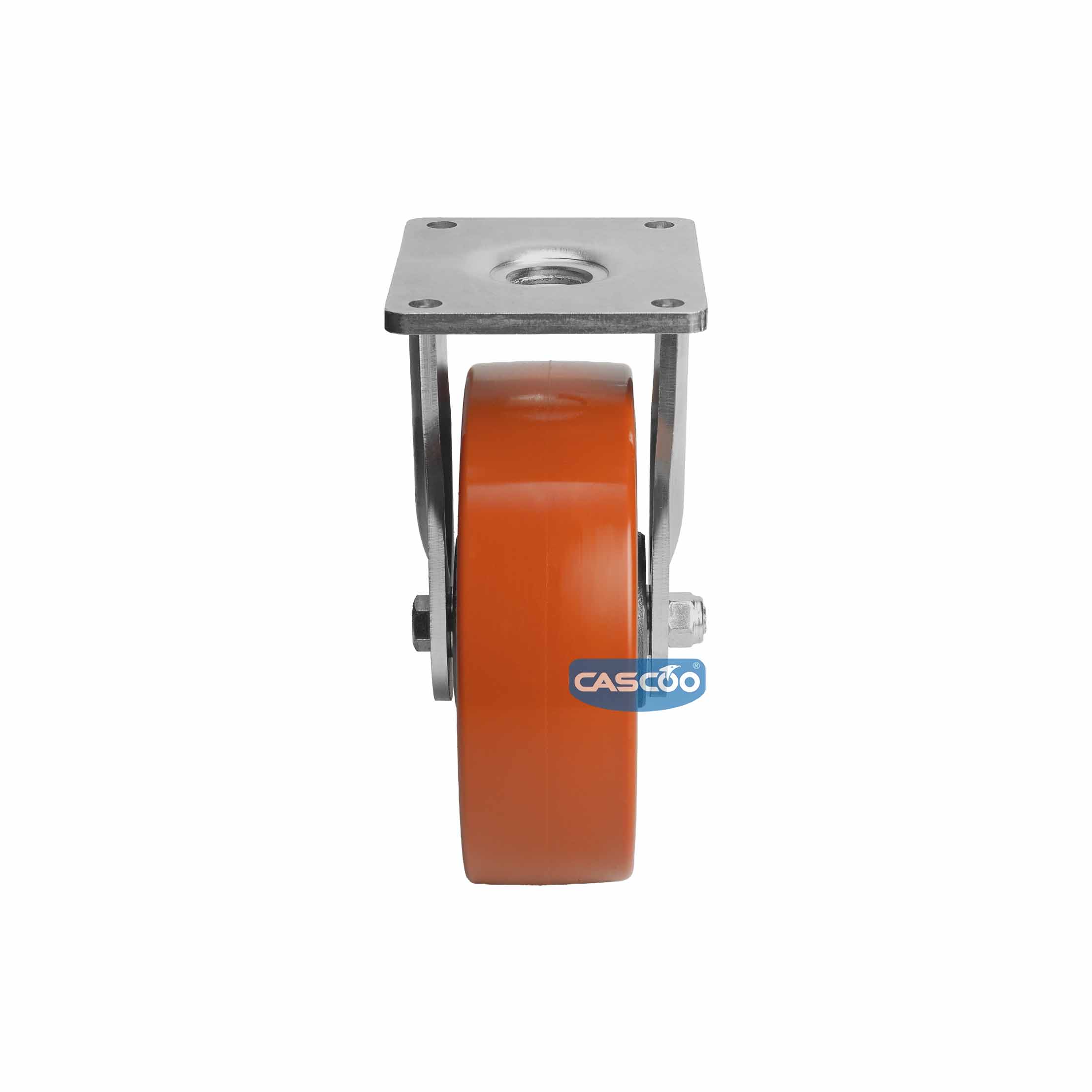 Колесо CASCOO фиксированное, (d=250мм, г/п=1800кг) полиуретан/чугун, Германия