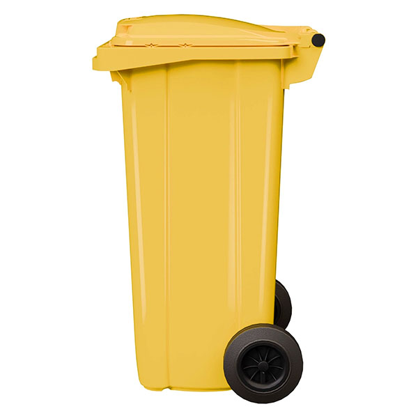 Передвижной мусорный контейнер на колесах 120 литров