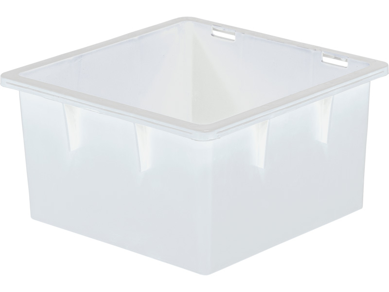 Пластиковый ящик 385х385х225 белый