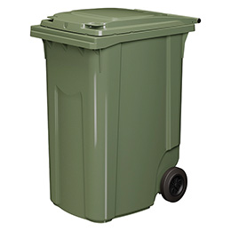 Передвижной мусорный контейнер 360 л. с крышкой без педали