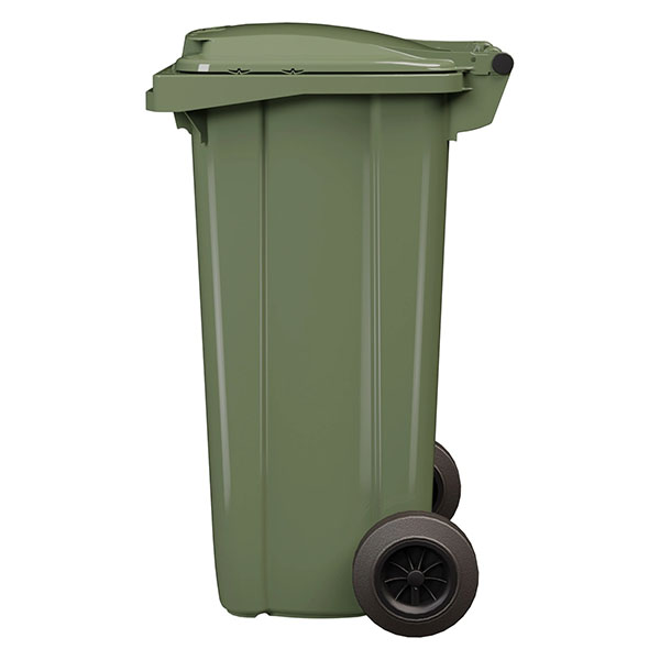 Передвижной мусорный контейнер на колесах 120 литров