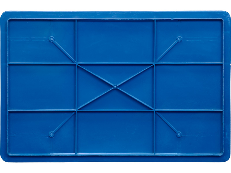 Пластиковый ящик 600х400х410 синий