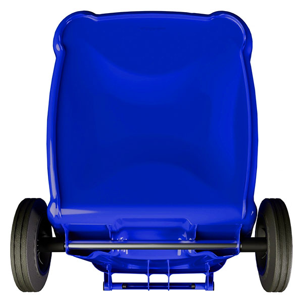 Передвижной мусорный контейнер 240 л., с крышкой без педали