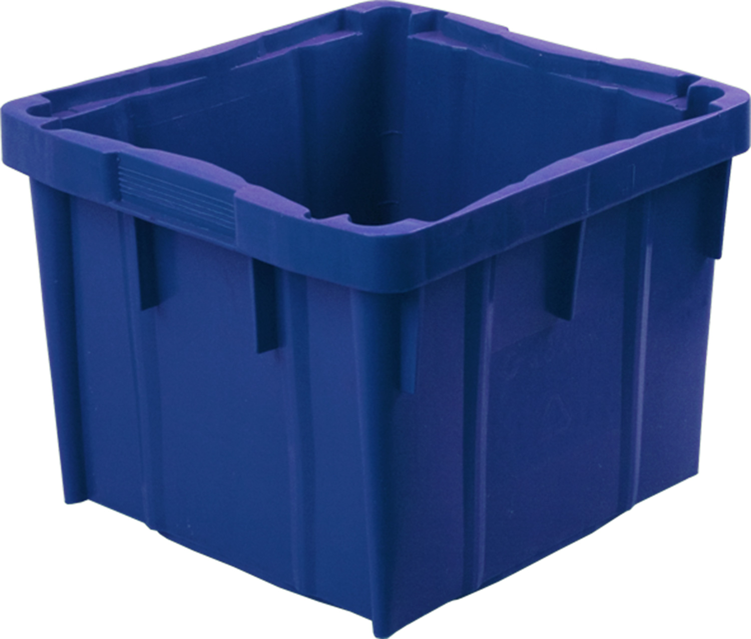 Ящик перфорированный 390х365х295 синий