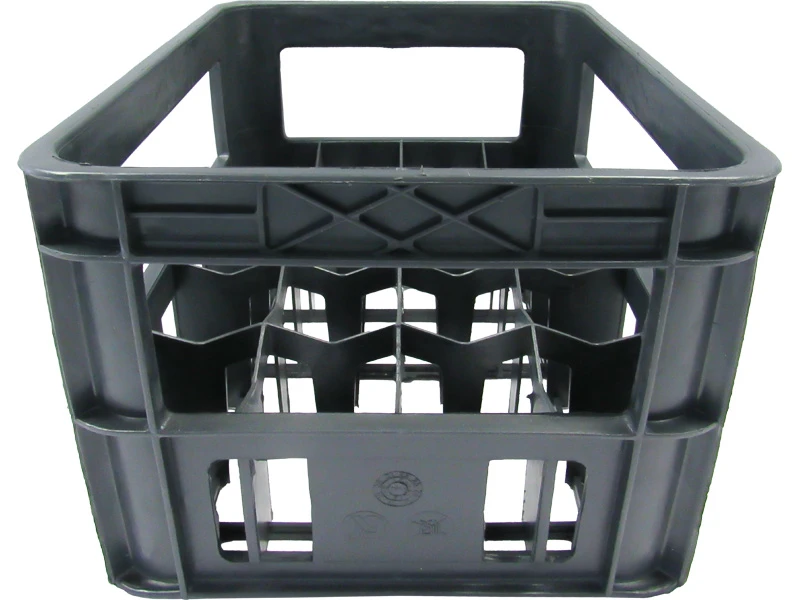 Пластиковый 420х340х270 для бутылок 0,5 л черный