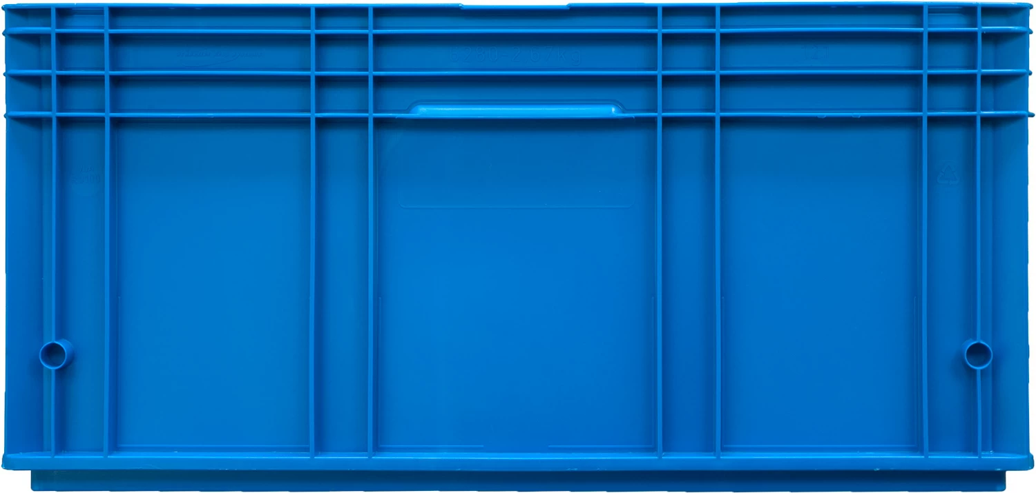 Пластиковый ящик 594х396х280 RL-KLT голубой