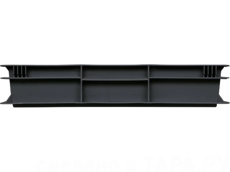 Пластиковый ящик 600х400х75 серый