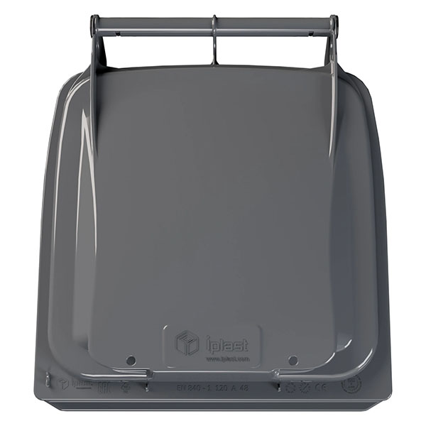 Передвижной мусорный контейнер на колесах 120 литров