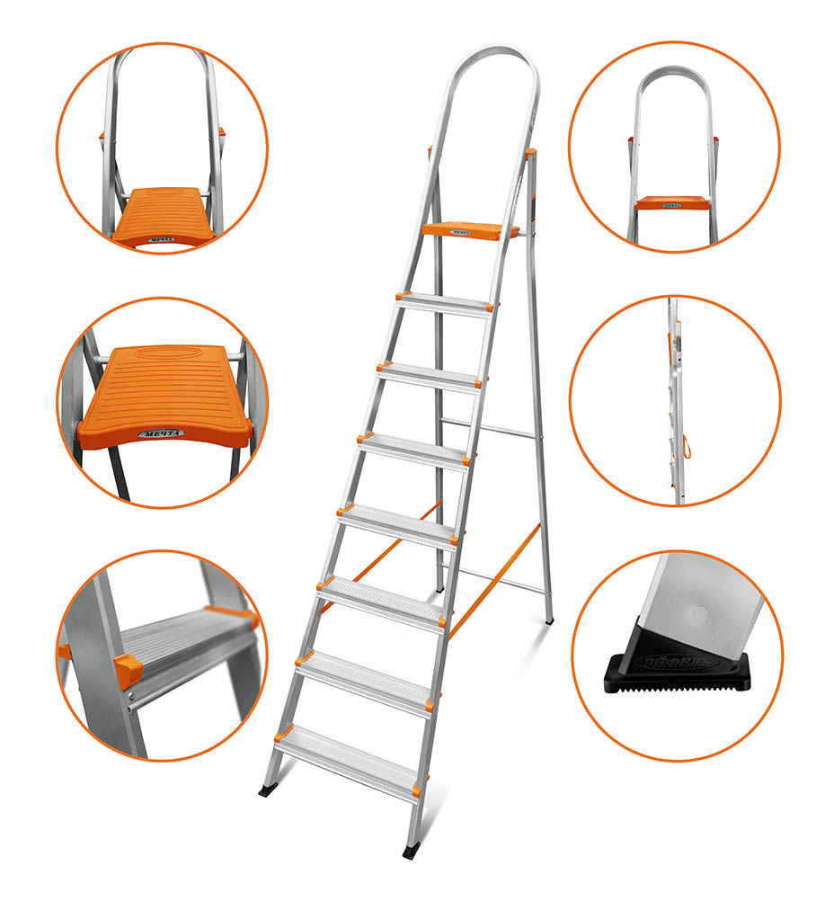 Алюминиевая стремянка Мечта 107+1 (108)