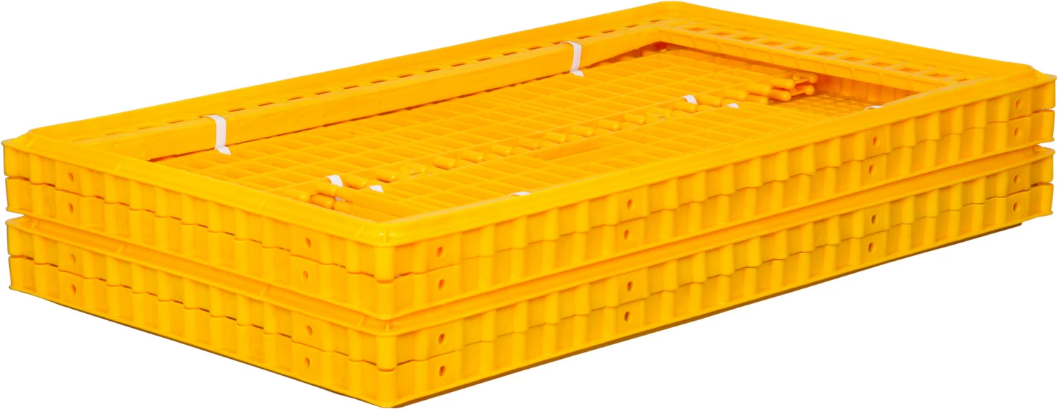 Ящик перфорированный б/к 970×570×270 желтый