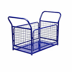 Платформенная тележка с сетчатым бортом, ТПС-600х1000 (без колес)