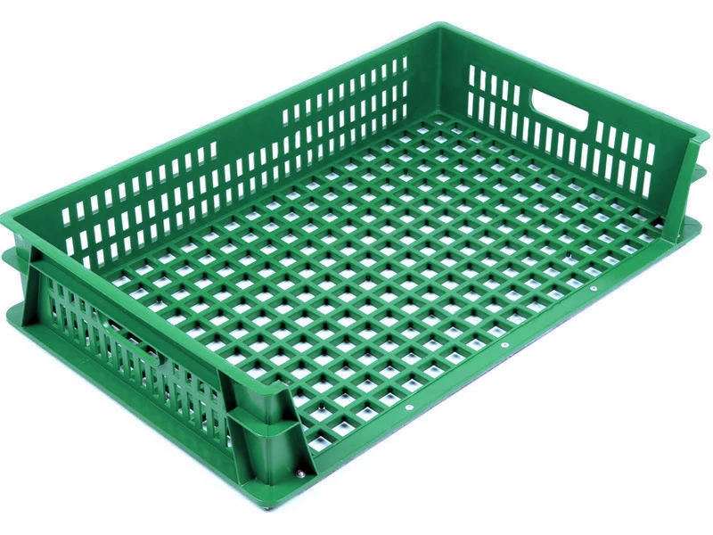 Лоток хлебный 3х бортный 740х460х145 зеленый