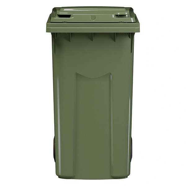 Передвижной мусорный контейнер 360 л. с крышкой без педали