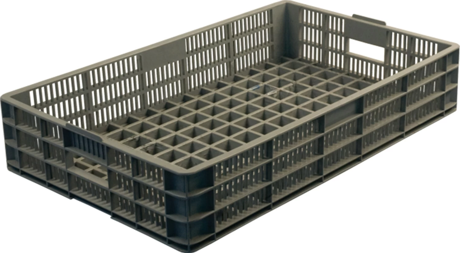 Пластиковый ящик 740х465х145 серый