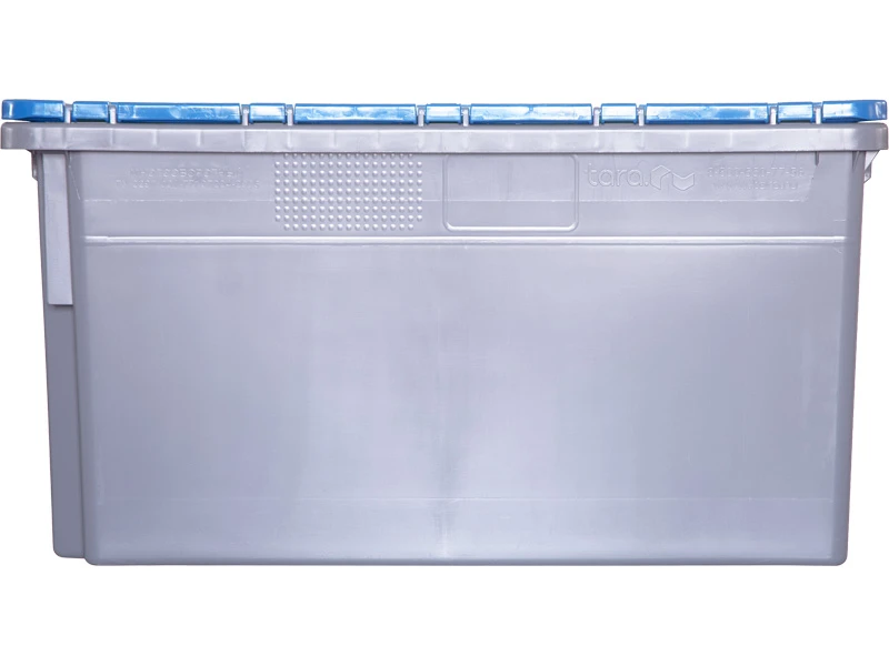 Ящик с крышкой на петлях Safe PRO, 600x400x315 серый