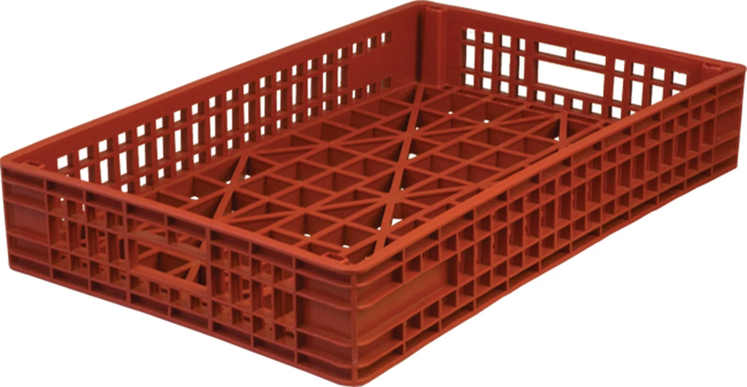 Пластиковый ящик 740х460х130 красный