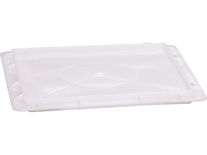 Пластиковая крышка для ящика 390х390х30 белая / арт. 415-К