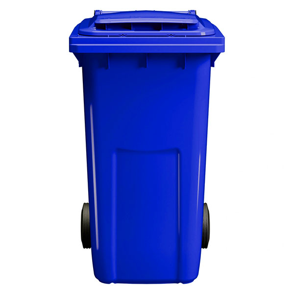 Передвижной мусорный контейнер 240 л., с крышкой без педали