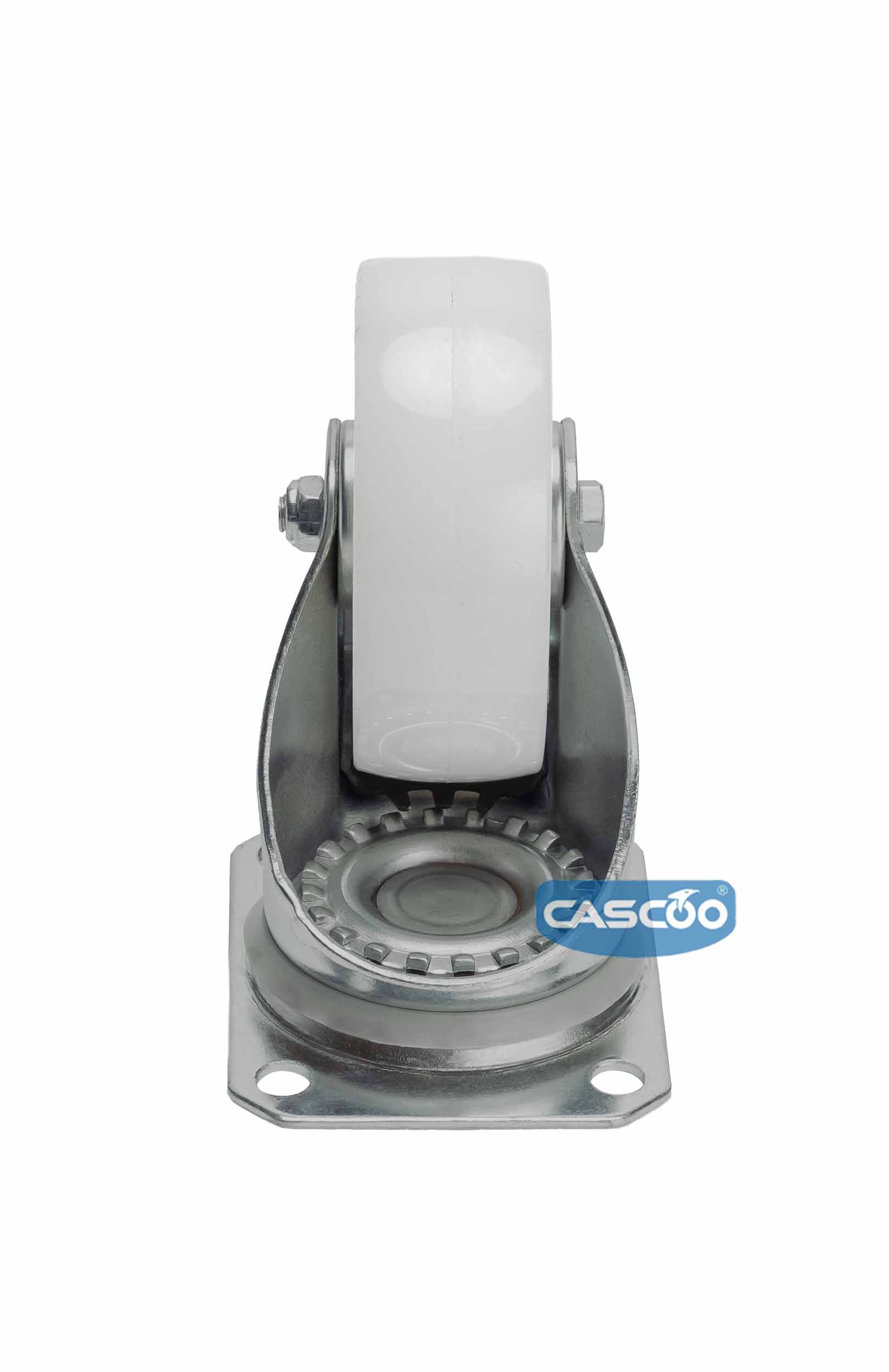 Колесо CASCOO поворотное с тормозом, (d=100мм, г/п=150кг) полиамид, Германия