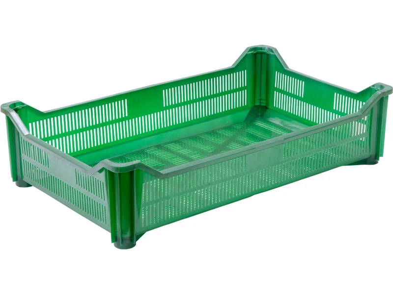 Пластиковый ящик 500x300x120 зеленый