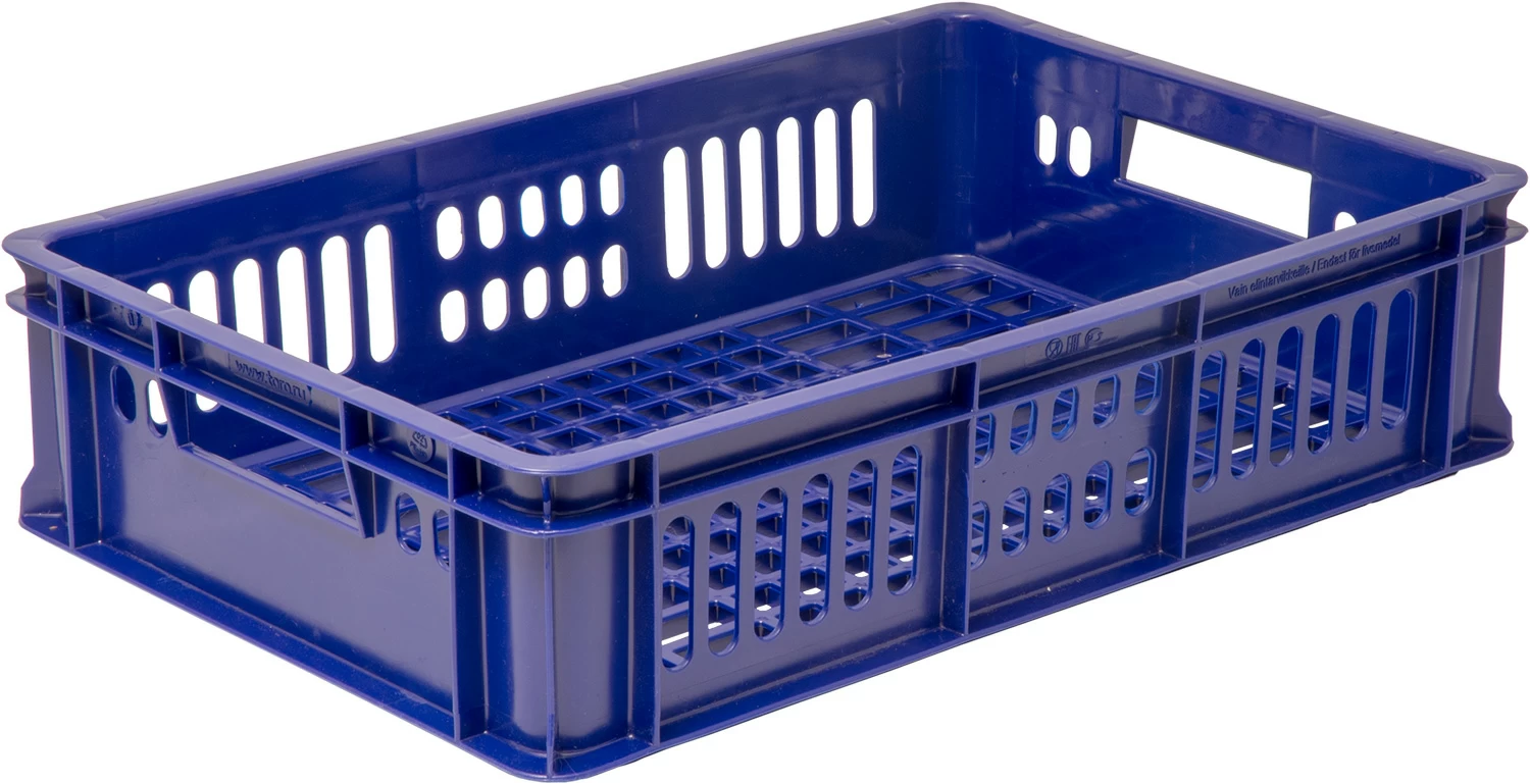 Пластиковый ящик 600х400х150 синий