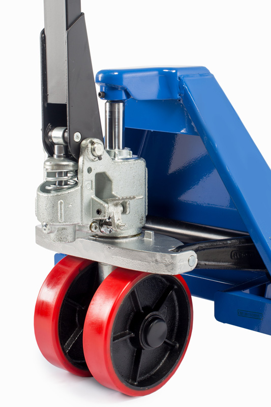 Тележка гидравлическая 2500 кг 1500 мм TOR AC(V) (полиуретановые колеса)