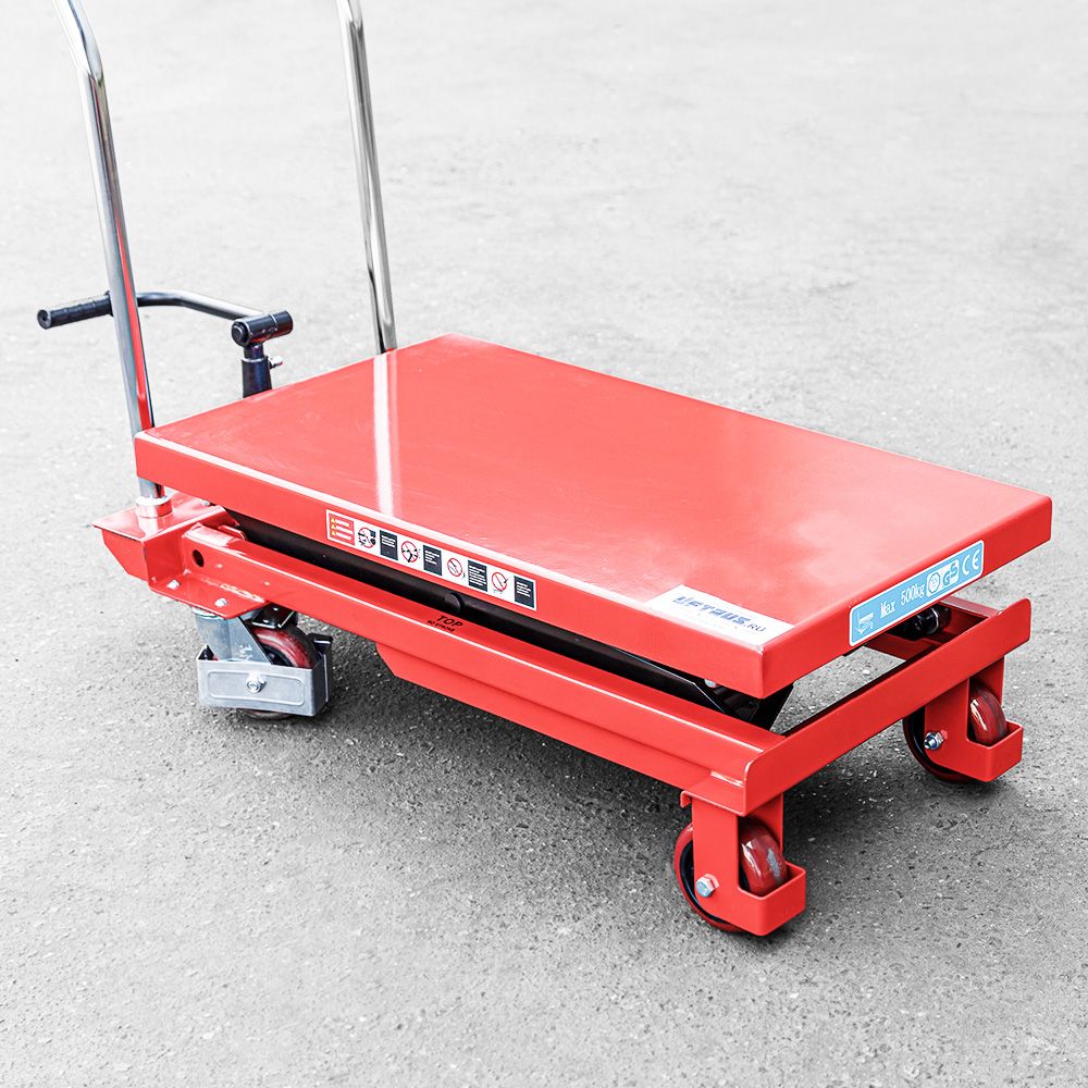 Гидравлический Подъемный Стол Передвижной OXLIFT OXFD-50 1500 мм 500 кг 905х500х50 мм