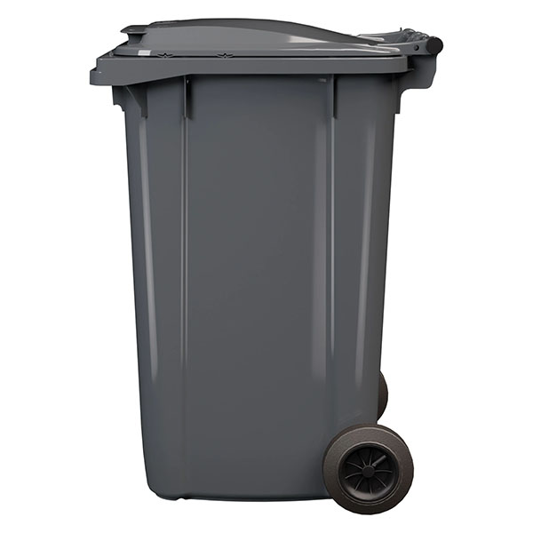 Передвижной мусорный контейнер 240 л., с крышкой без педали