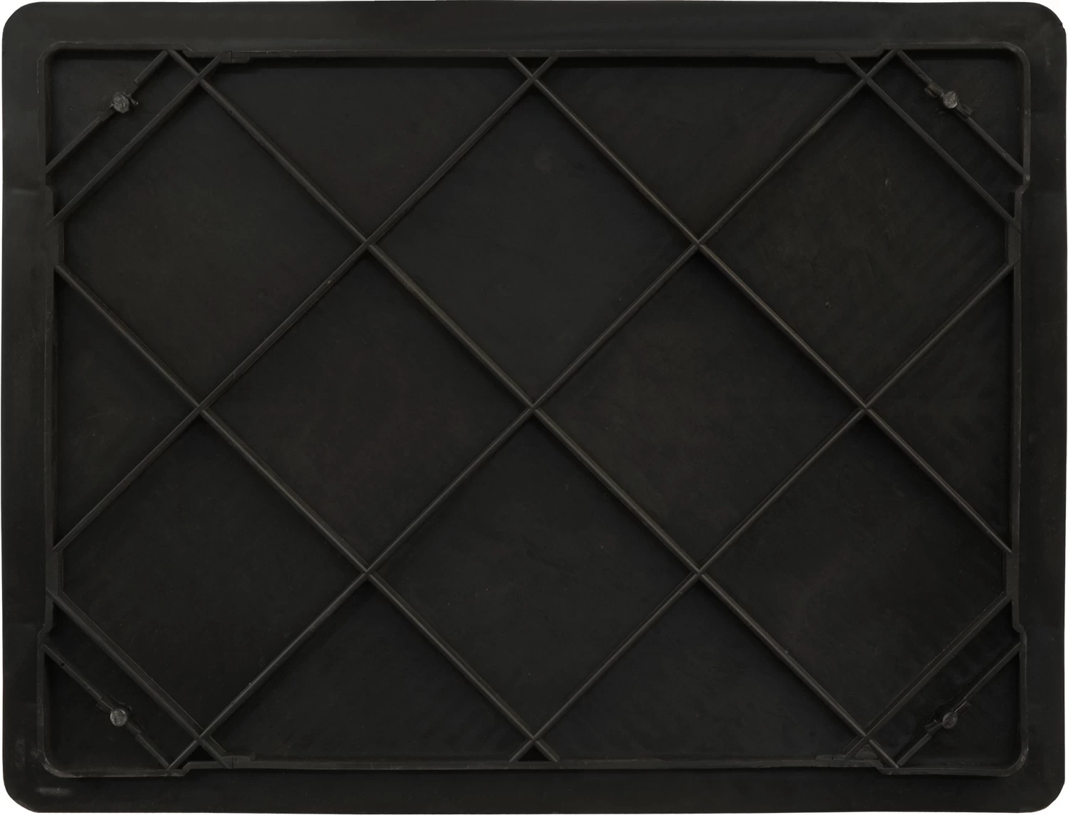 Ящик дрожжевой, сплошной 410х300х180 черный