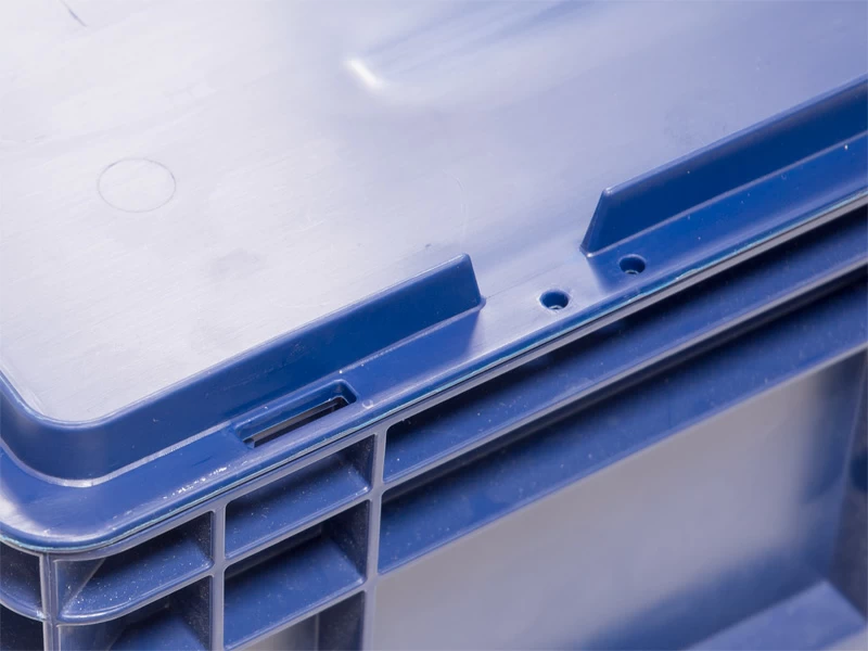 Пластиковая крышка для ящика KLT 600х400 синяя