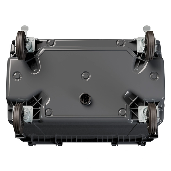 Передвижной мусорный контейнер 770 л. , с крышкой без педали