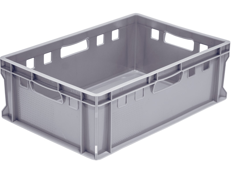 Пластиковый ящик 600x400x200 Е2 серый