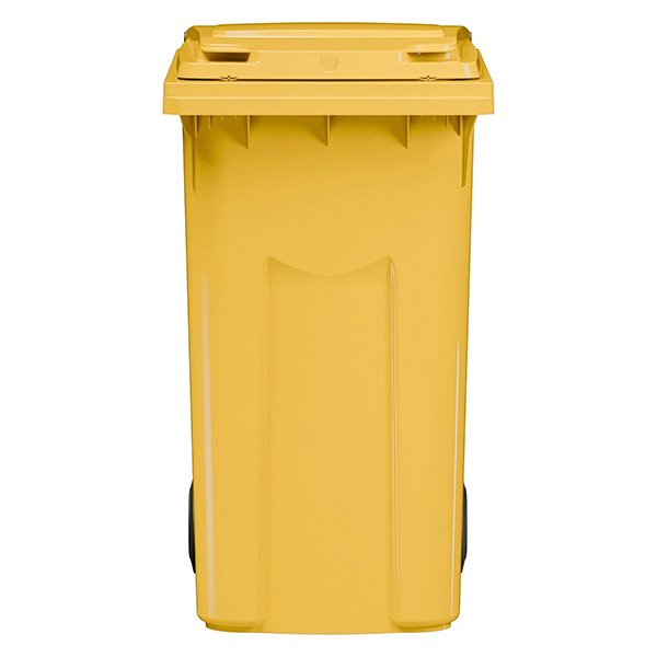 Передвижной мусорный контейнер 360 л. с крышкой без педали