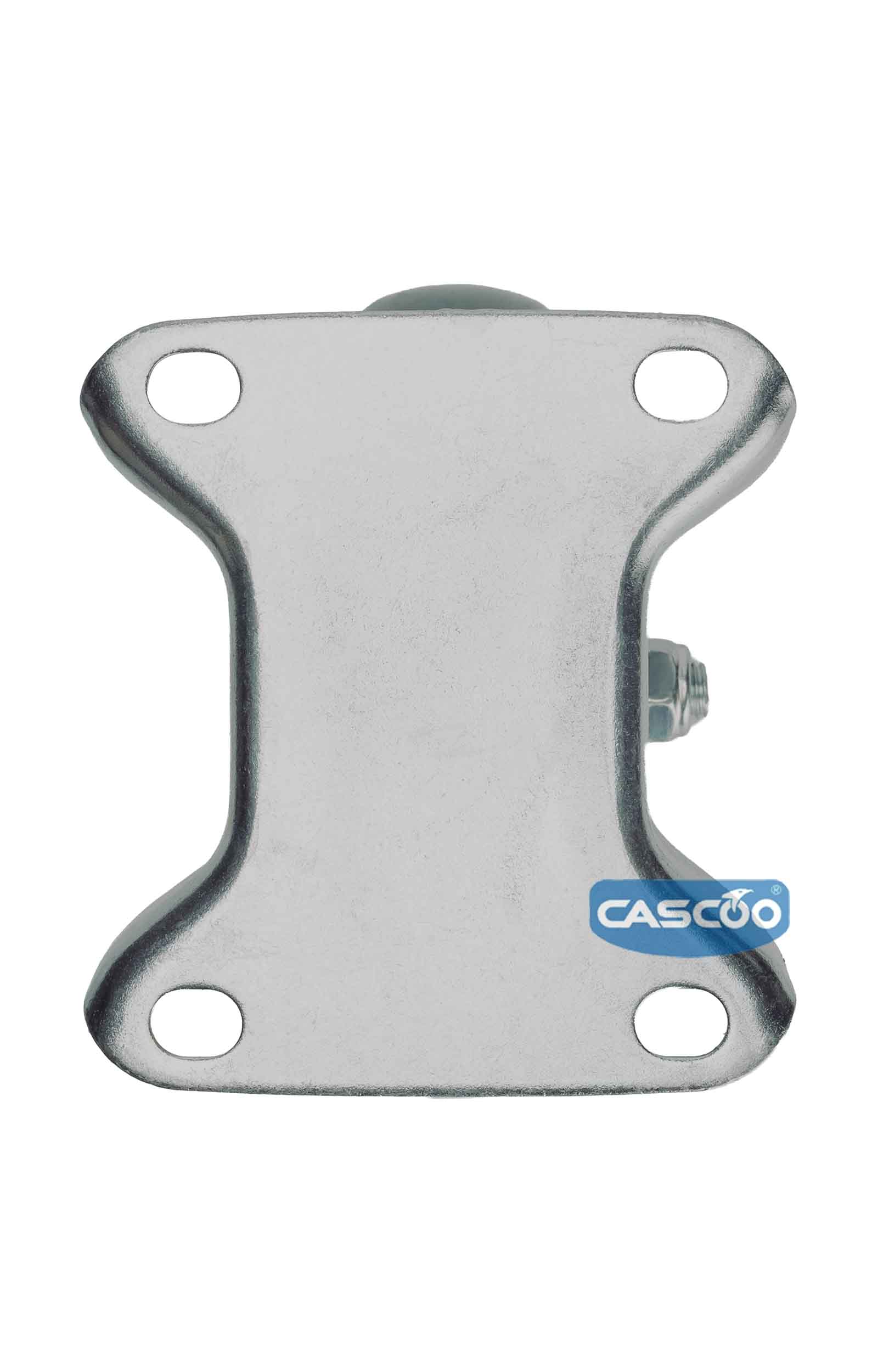 Колесо CASCOO фиксированное, (d=160мм, г/п=600кг) зеленый полиуретан/алюминий, Германия