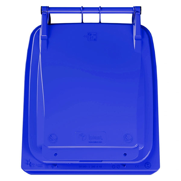 Передвижной мусорный контейнер 240 л., с крышкой без педали