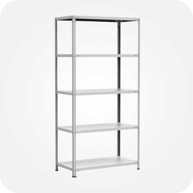 Стеллажи полочные до 100 кг на полку (серия СТФЛ)