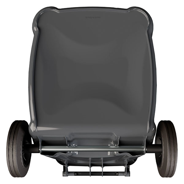 Передвижной мусорный контейнер 240 л., с крышкой без педали