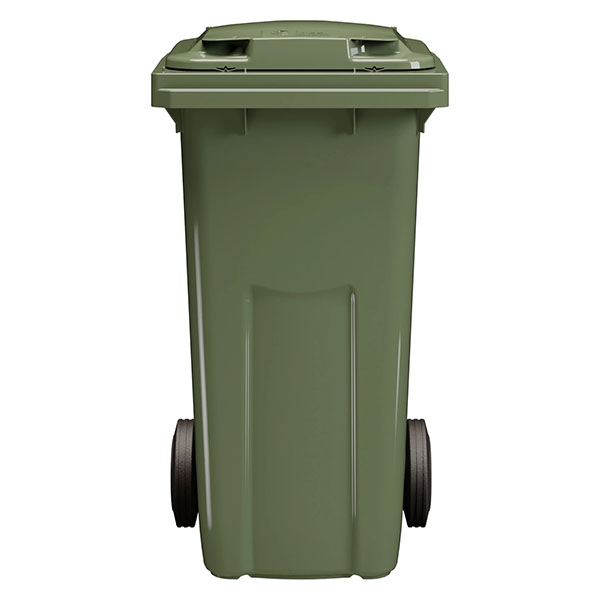 Передвижной мусорный контейнер на колесах 120 литров