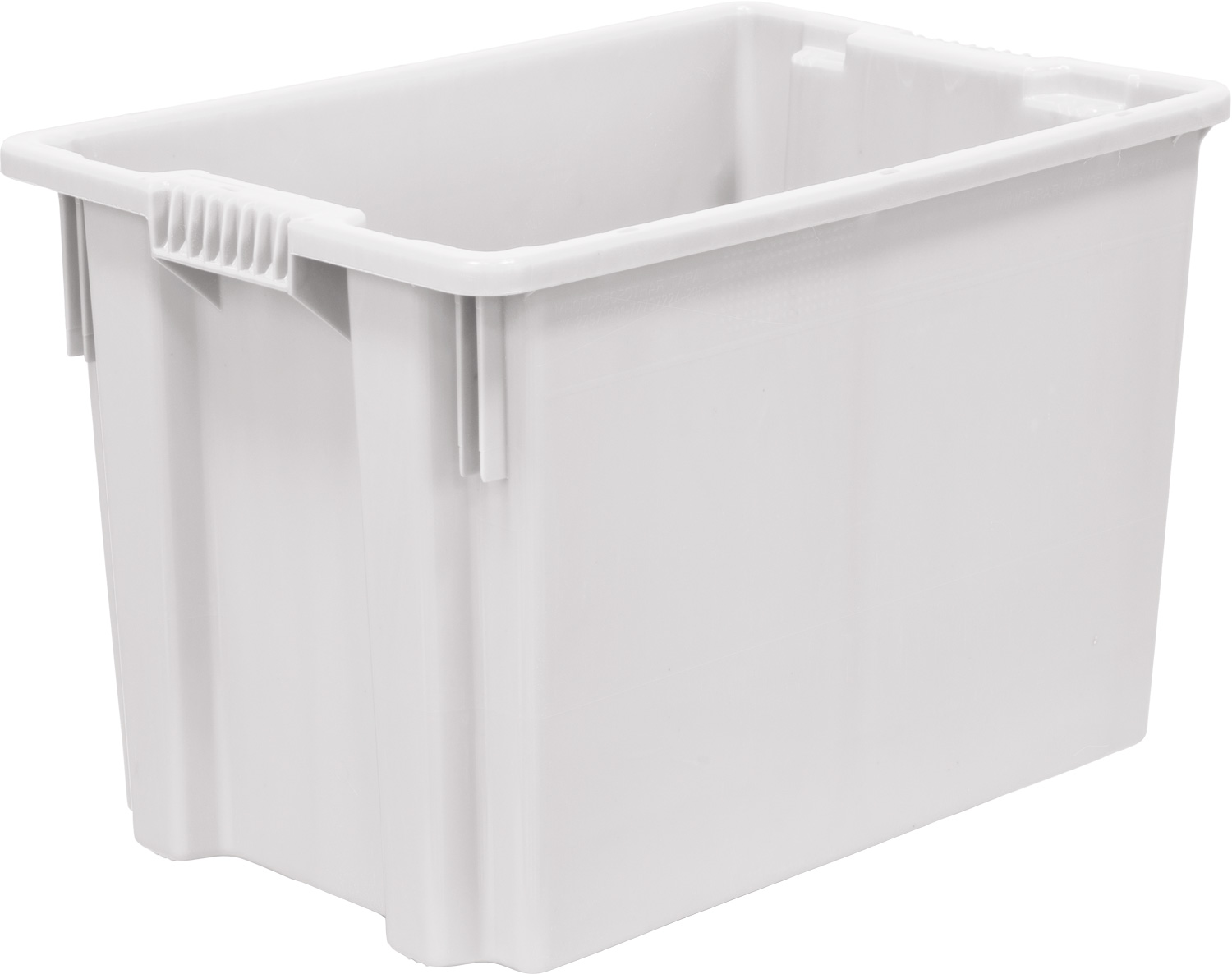 Ящик универсальный, перфорированный, дно сплошное 600x400x400 белый