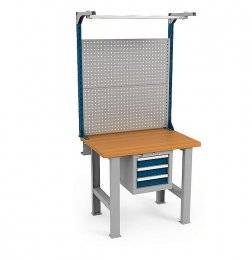 Слесарный верстак Диком ВС-100-02 Ф + Экран ВС-100-Э3