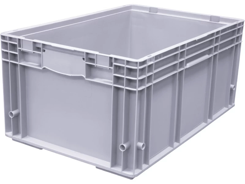 Пластиковый ящик 594х396х280 серый