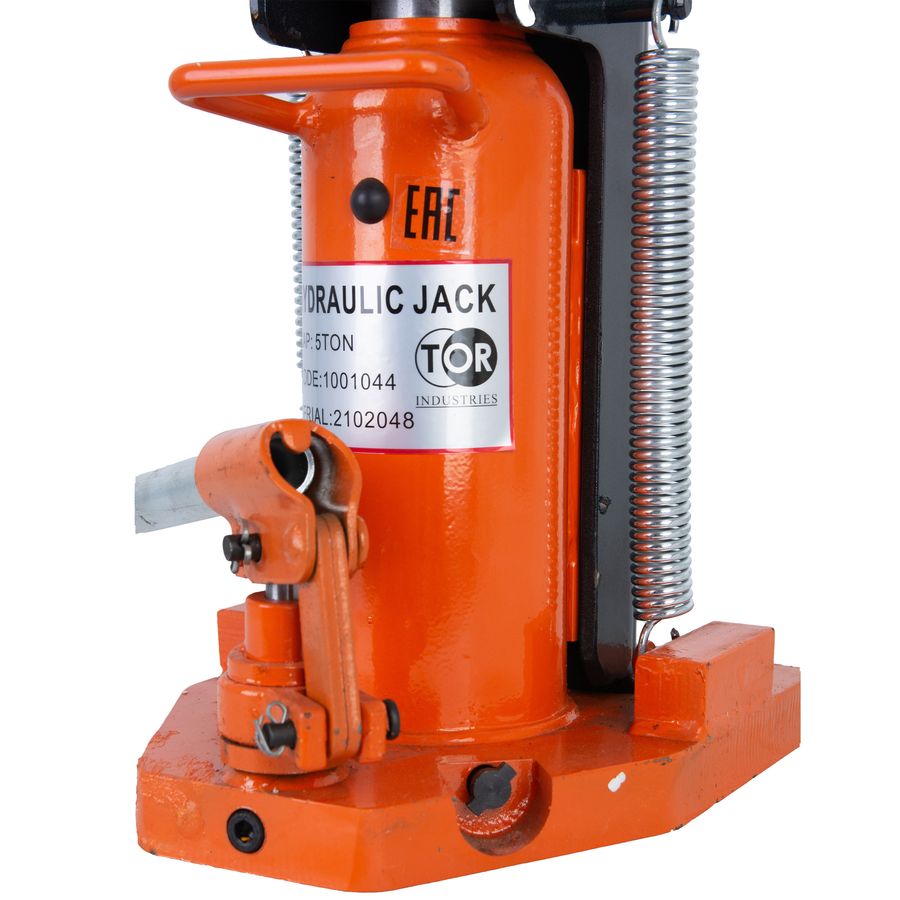 Домкрат гидравлический низкоподхватный MHC-5 грузоподъемность 5т, с пружинным возвратом штока