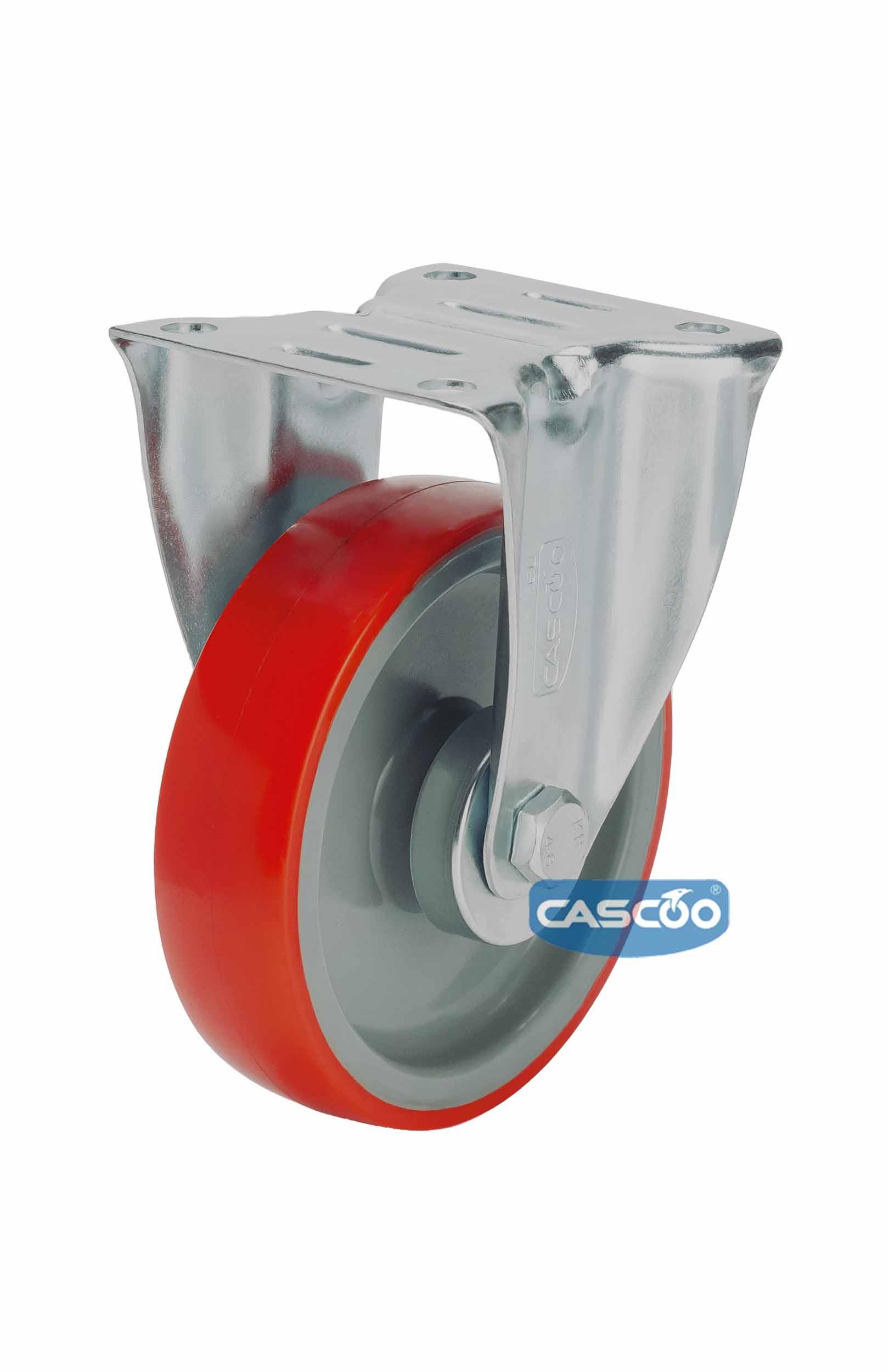 Колесо CASCOO фиксированное (d=100мм, г/п=150кг), полиуретан / полиамид, Германия