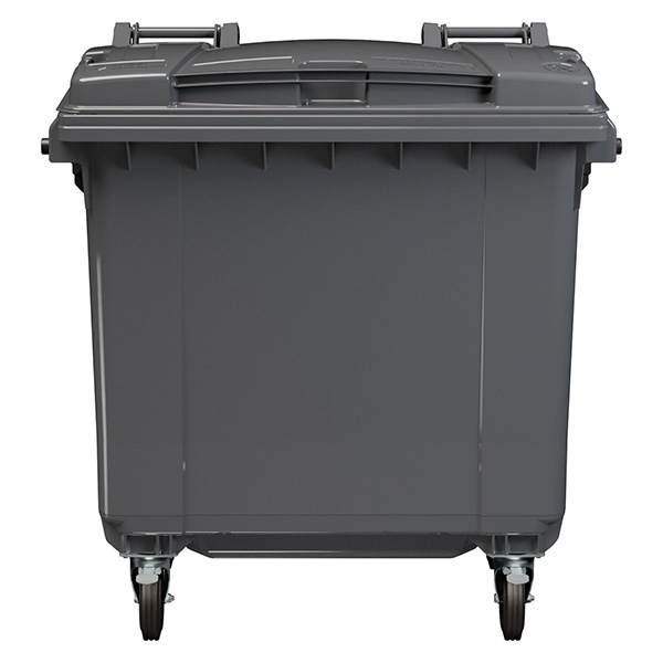 Передвижной мусорный контейнер 770 л. , с крышкой без педали