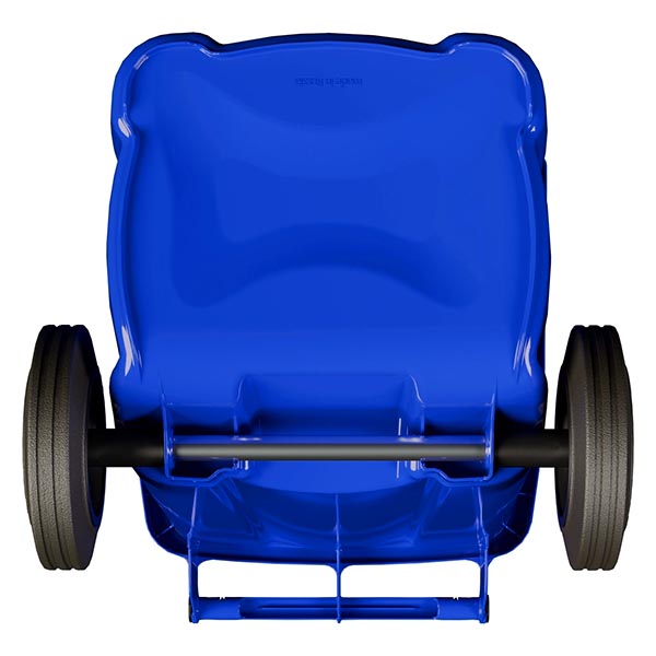 Передвижной мусорный контейнер на колесах 120 литров