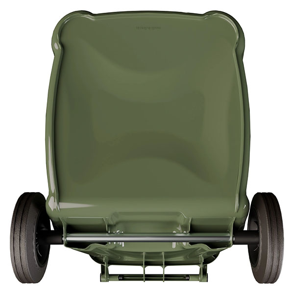 Передвижной мусорный контейнер 240 л., с крышкой без педали